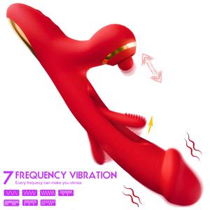 Il massaggiatore vibrante e percussivo 3-in-1 in grado di stimolare il punto G e il punto C, rendendo IT un giocattolo per massaggio femminile multifunzionale. - Product Image 1