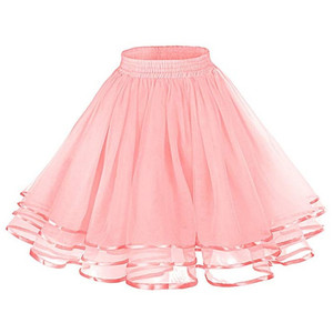 <span class=keywords><strong>Jupon</strong></span> Lolita pour femme, exclusif, sans armatures, en <span class=keywords><strong>tulle</strong></span> doux, pour tous les jours, avec volants, trois couches, en gaze à rubans, style mignon - Product Image 3