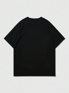 Camiseta casual de manga corta con cuello redondo y estampado de ojos góticos para hombre, estilo punk. Personalizable. Apto tanto para hombres como para mujeres. F10 - Product Image 4