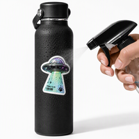 Autocollants en vinyle découpés sur mesure, imperméables, avec impression de logo, pour ordinateur portable, skateboard, bouteille d'eau, coque de téléphone
