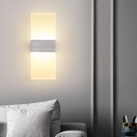 Nouvelle Lampe Murale LED Créative Ultra-Simple de Style Chinois Moderne 2026 pour Chambre, Salon, Escalier – Fixation par Câblage ou Adhésion