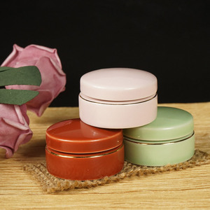 Mini tarros de cerámica herméticos a prueba de fugas para cosméticos, ungüento <span class=keywords><strong>en</strong></span> polvo, crema facial, píldoras colorete, almacenamiento de líquidos, recipiente con tapa atornillada - Product Image 4