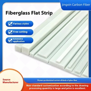 3 מ "מ שטוח פיברגלס רצועת פיברגלס שטוחה בנייה להתאמה אישית עבור מוצרי פיברגלס תיק פיברגלס - Product Image 2