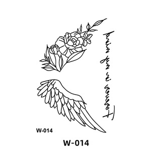 Nuovi Adesivi per Tatuaggi Personalizzati a Lunga Durata con Logo, Infusi di Succo di Erbe, Design Moderni e Minimalisti con Farfalle e <span class=keywords><strong>Serpenti</strong></span> per Uomini e Donne - Product Image 4