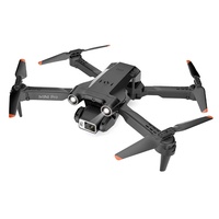 Drone RC Elettrico in Plastica con Doppia Fotocamera SD 480P per Fotografia Aerea, Controllato da App, per Uso Interno-Esterno, Batterie Incluse