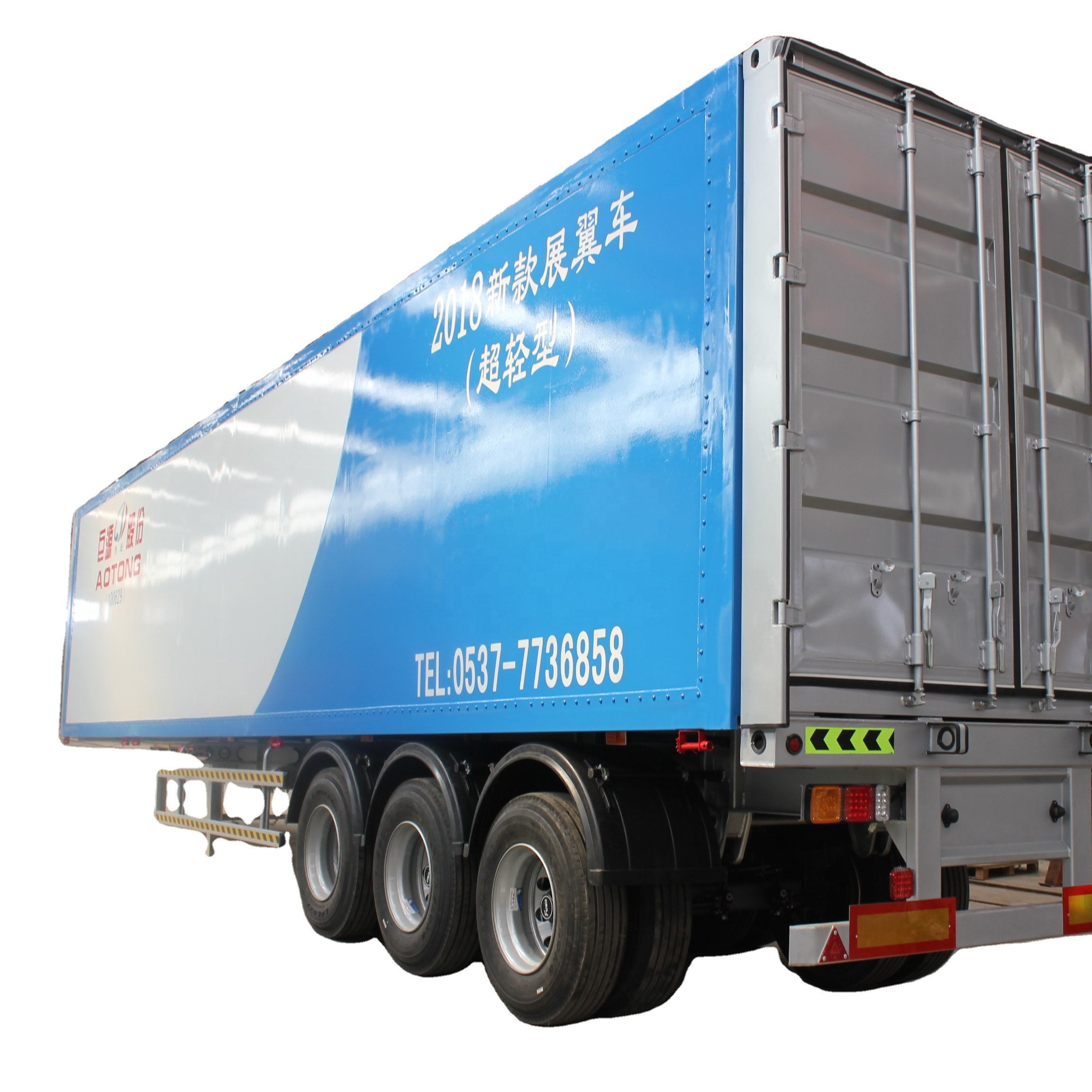 South Africa Cheap Used Dry Van Trailers For Sale 1/64 DCP BLACK