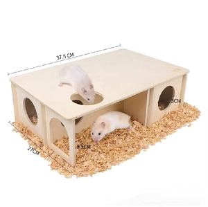 Jouets en bois, petit Animal cachant le sol, Cage de <span class=keywords><strong>hamster</strong></span> - Product Image 5