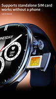 Montre connectée 4G M100 de haute qualité, écran AMOLED 2,4 pouces, 3 Go de RAM, 32 Go de stockage, GPS, NFC, WiFi, caméra rotative 5MP, batterie 1350 mAh, appels Bluetooth, pour hommes