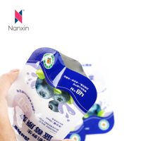 Pochette souple personnalisée avec logo pour liquides, rechargeable, à bec verseur, en PET/AL/CPE, résistante aux chocs, pour aliments pour bébés et jus