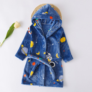 Accappatoio in Flanella a Forma di Animale Carino, Pigiama Morbido per Bambini, Vendita Calda, per Ragazzi e Ragazze, Autunno Inverno - Product Image 2