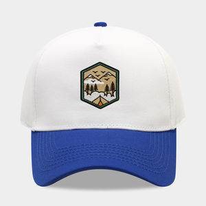 Gorra de béisbol deportiva de 5 paneles con parche bordado, absorción de humedad, protección solar, logotipo personalizado, gorras para papá al por mayor para exteriores - Product Image 2