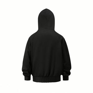 H5528 Nouveautés Automne Hiver – Sweats à Capuche Zippés Unisexe en Mélange de Coton Lourd 500 g/m² - Product Image 2