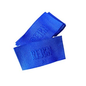 Tùy Chỉnh Dệt Nhãn Cho Quần Áo Giày Túi Làm Bằng Polyester Và Nhựa Gấp Thấp Moq Cá Nhân May Trong Vải Nhãn - Product Image 1