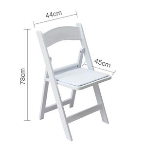 <span class=keywords><strong>Sedia</strong></span> da <span class=keywords><strong>giardino</strong></span> pieghevole in plastica bianca moderna con <span class=keywords><strong>cuscino</strong></span> per eventi all'aperto matrimoni affitti e alberghi - Product Image 1