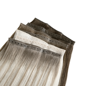Extensions de cheveux humains LeShine Genius PU Butterfly Hole Weft, blond russe ondulé, cheveux Remy, trame papillon - Product Image 4