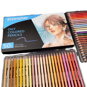 LISI 26 50 72 Couleurs Crayons à dessin pré-affûtés à base d'huile pour artistes Crayons <span class=keywords><strong>de</strong></span> couleur pour portraits - Product Image 1