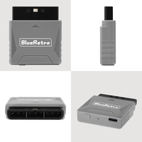 Adaptateur de manette Mini Blueretro pour PS1 PS One PS2 Compatible avec 8bitdo PS4 PS5 Xbox Series X Manette sans fil
