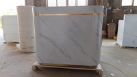 Bureau de réception ovale blanc 120*80 avec logo Ningbo Bureau de réception avec 2 postes de travail
