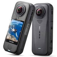 Caméra d'action 360° Insta360 X4 Air 8K étanche. Vidéo grand angle 4K, bâton de selfie invisible, protections d'objectif amovibles, autonomie de 105 minutes.
