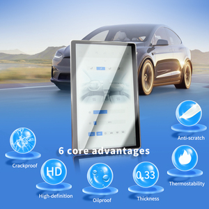 Autocollants de voiture, panneau Carplay, protection d'écran de tableau de bord, film protecteur en verre trempé, accessoires automobiles pour NETA <span class=keywords><strong>AYA</strong></span> 2026 - Product Image 1
