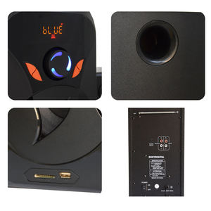 Subwoofer 50W, radio FM USB, haut-parleur d'ordinateur BT, système home cinéma 2.1 - Product Image 4