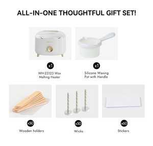 Factory Price Waxkiss DIY <b>Candle</b> Making Kit with Silicone Pot and Wax Melter for Christmas Easter Diwali <b>Gift</b> - Product Image 3