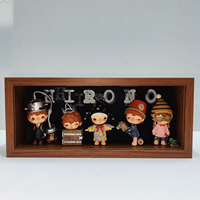 Cadre en bois MDF fait à la main, boîte à ombre créative, vitrine pour figurines, boîte aveugle, présentoir photo, support mural, tailles personnalisées