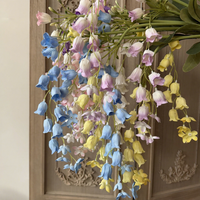 Tige de lys artificielle suspendue KW-F199, blanche, artificielle, pour la décoration florale de mariage