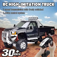 LEHOO Jouets HG-P410 1/10 2.4G RC Car 4WD Pickup Rally Car Raptor Electric Brushed RC Crawler Truck