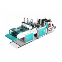 Máquina automática de fabricación de bolsas de nailon, sellado en caliente y corte en caliente, fabricación de bolsas de camisetas