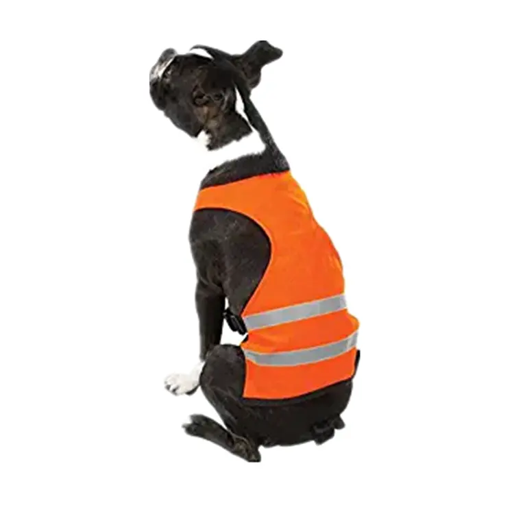 Segurança Reflective Vest Pet Moda Estilo Dog Alta Visibilidade Outdoor Waterproof Oxford Impressão Logo Coat