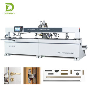Máquina CNC para trabajar la madera, taladradora y fresadora MX-834, taladro horizontal multiestación con ATC para puertas - Product Image 3