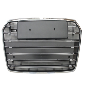 Per <span class=keywords><strong>audi</strong></span> A7 S7 griglia cornice nera + <span class=keywords><strong>Logo</strong></span> galvanico. Adatto per A7 S7 2015 + griglia a doppio strato - Product Image 1
