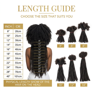 Extensiones de Cabello Humano Brasileño para Rastas, Hechas <span class=keywords><strong>a</strong></span> Mano, de <span class=keywords><strong>Cero</strong></span> <span class=keywords><strong>a</strong></span> Seis Centímetros, para Salones en Nigeria, Sudáfrica, Kenia, Ghana, Tanzania - Product Image 5