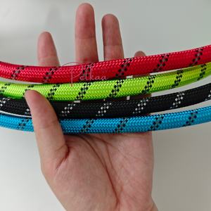 भारी ड्यूटी कुत्ते की लीड रस्सी गोल ब्रेड 12 मिमी नायलॉन चिंतनशील नीली लाल पर्ची कुत्ते के लिए लदान - Product Image 6