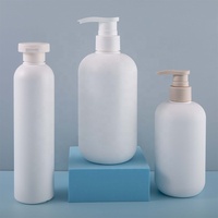 Bouteilles de shampoing en plastique HDPE douces au toucher de haute qualité en forme de Boston personnalisées emballage de lotion de lavage pour le corps