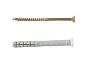 Cheville murale en nylon, ancrage en plastique, fixation par marteau, vis, clou, solution d'ancrage efficace - Product Image 3