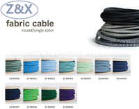 VDE 2*0,75mm 3*0,75mm Cable de carrete Cable trenzado de nailon Cable de cobre Cable de alimentación