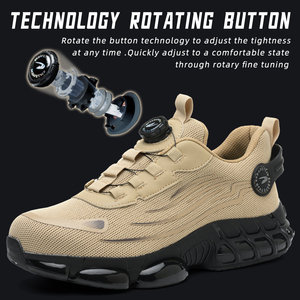 Rotating Button Safety <b>Shoes</b> <b>Men</b> Puncture-Proof <b>Work</b> Sneakers Protective <b>Shoes</b> Brand Indestructible Steel Toe <b>Shoes</b> <b>Work</b> Boots - Product Image 5