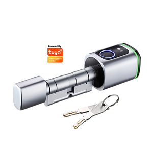 Tự Động Khóa Vân Tay Keyless Xi Lanh Thông Minh Ổ Khóa Keycard Mở Khóa Tuya Ứng Dụng Điều Khiển Từ Xa Cửa Thông Minh Khóa - Product Image 4