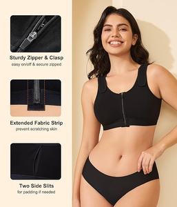 Venta de Fábrica: Nuevo <span class=keywords><strong>Sujetador</strong></span> <span class=keywords><strong>Deportivo</strong></span> Inalámbrico para Mujer con <span class=keywords><strong>Cierre</strong></span> Frontal, Efecto Push-Up, Cómodo, Ajustable y Sin Costuras - Product Image 1
