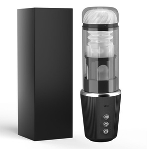 Godet de masturbation pour hommes <span class=keywords><strong>Stroker</strong></span> 7 avec modes de poussée, rotation et vibration, étanche IPX7, écologique, toucher réaliste, sans effets secondaires - Product Image 1