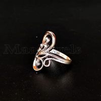MAAJEWELS Anneaux longs et ornés de style James Avery, en argent sterling 925, délicats, faits à la main, vintage, empilables, cadeau de Chine