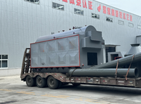 Boiler Air Panas Berbahan Bakar Biomassa, Berbahan Bakar Kayu, Pelet Batubara, Sekam Padi, Serbuk Gergaji, Rak Bergerak, Pemanas Industri DZH YINYU Hemat Energi