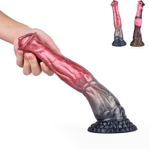 NNSX Dildo realista con forma de caballo, plug vaginal y anal, plug anal profundo, juguetes sexuales con forma de pene para mujeres y hombres, masturbadores, dildos largos para explorar el punto G - Product Image 1
