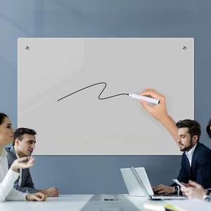 Tableau <span class=keywords><strong>blanc</strong></span> magnétique personnalisé en gros Tableau <span class=keywords><strong>blanc</strong></span> en verre trempé de taille standard enduit de plaque de zinc personnalisé de 4mm - Product Image 6