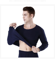 Ensemble de sous-vêtements thermiques sans couture pour homme – Couche de base chaude pour l'hiver – Combinaison longue – Vente flash – Sous-vêtements respirants et confortables