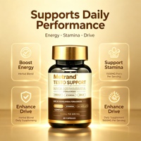 Capsules de Maca, Ashwagandha et Fenugrec pour Hommes - Complément Alimentaire à Base de Plantes - OEM - Marque Privée