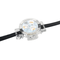 Guirlande lumineuse de Noël permanente SHIJI DC48V 30 mm 3 LED adressables UCS2904 RGBW à pixels LED