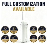 Eisler - Fabrication OEM - Mini irrigateur buccal pour adultes avec étiquette personnalisée, irrigateur dentaire portable, approuvé CE EMC